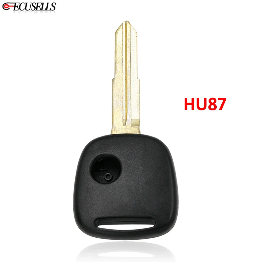 Ecusells 1 Button New Replacement Remote Key Shell Case Smart Car Key Housing Fob with HU87 Uncut Blade for Suzuki