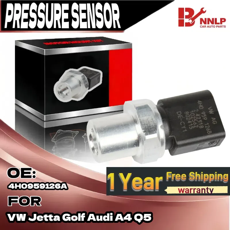 

HVAC A/C Pressure Transducer Pressure Switch Sensor for VW Jetta Golf Audi A4 Q5 4F0959126A, 4F0959126B, 4F0959126C, 4H0959126,