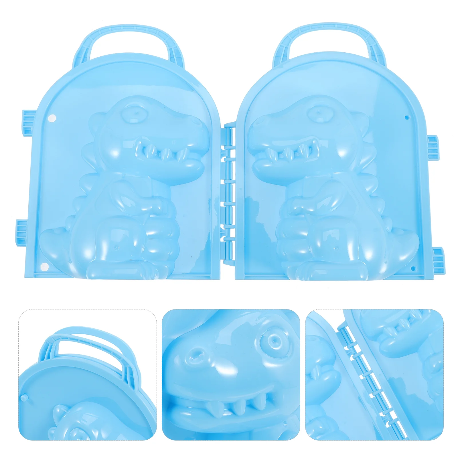 Toys for Kids Dinosaur Snowball Outdoor Clip Molds Sky-blue Clamps Child