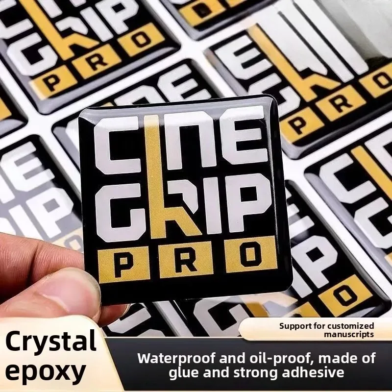 Custom Epoxy Sticker 3D Gel Logo Crystal Label Transparent Personalized  Car, Mobile Phone and Refrigerator Decorative Stickers