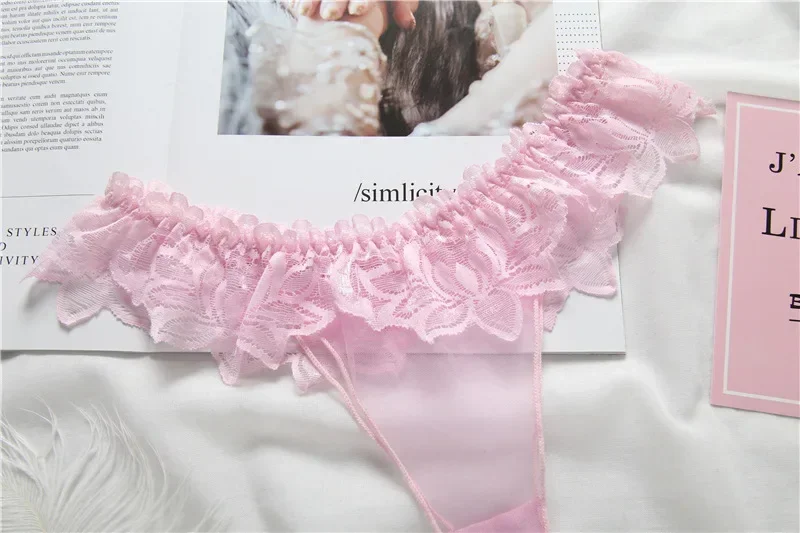 Sexy Lace Women\'s panties Low-waist Underwear Thong Women Hollow Out Thongs Breathable Female Lingerie Embroidery Intimates