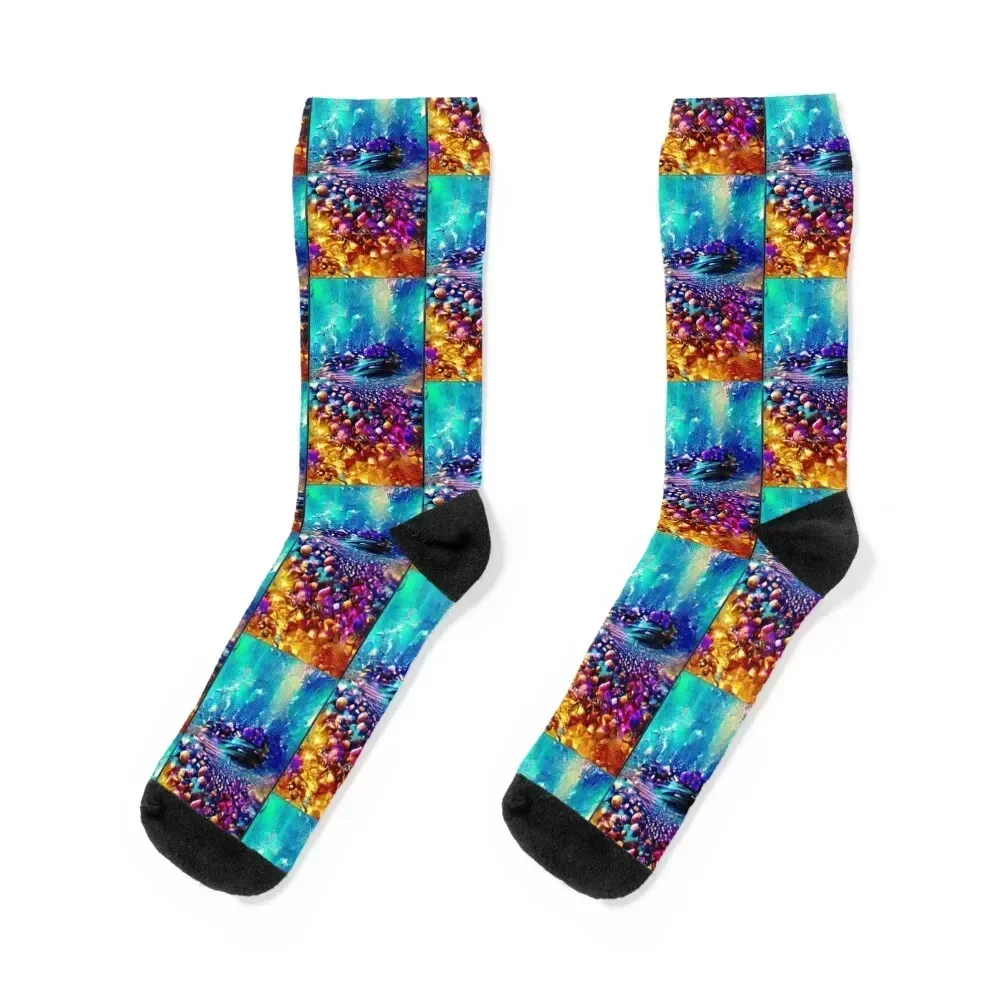 Beneath the Surface Socks gym with print fashionable Women Socks Men's