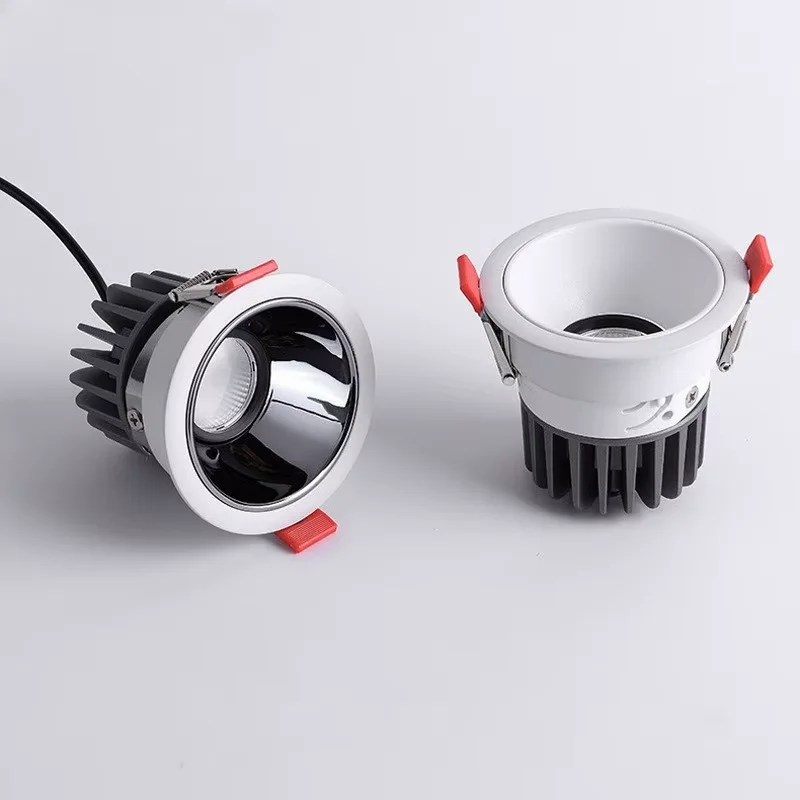 

Светодиодные точечные светильники, встроенные антибликовые светильники, потолочные светильники для гостиной, без основного света, регулируемые светильники для внутреннего освещения 7W9W12W15W