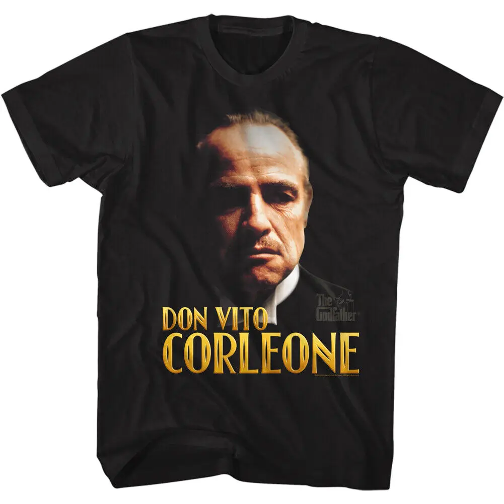 

The Godfather Movie Logo Don Vito Corleone Color Bust Photo Men's T Shirt