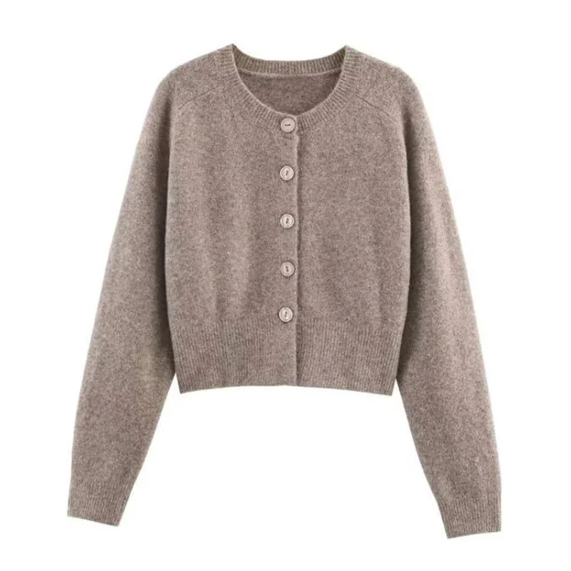 여성용 스웨터 2025 가을 신상 패션 니트 가디건 따뜻한 여성용 스웨터 시크한 스트리트 유스 조커 여행용 가디건 스웨터