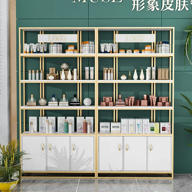 Display shelves, cosmetics display cabinets,mother and baby store shelves, nail art and skin care store goods display cases