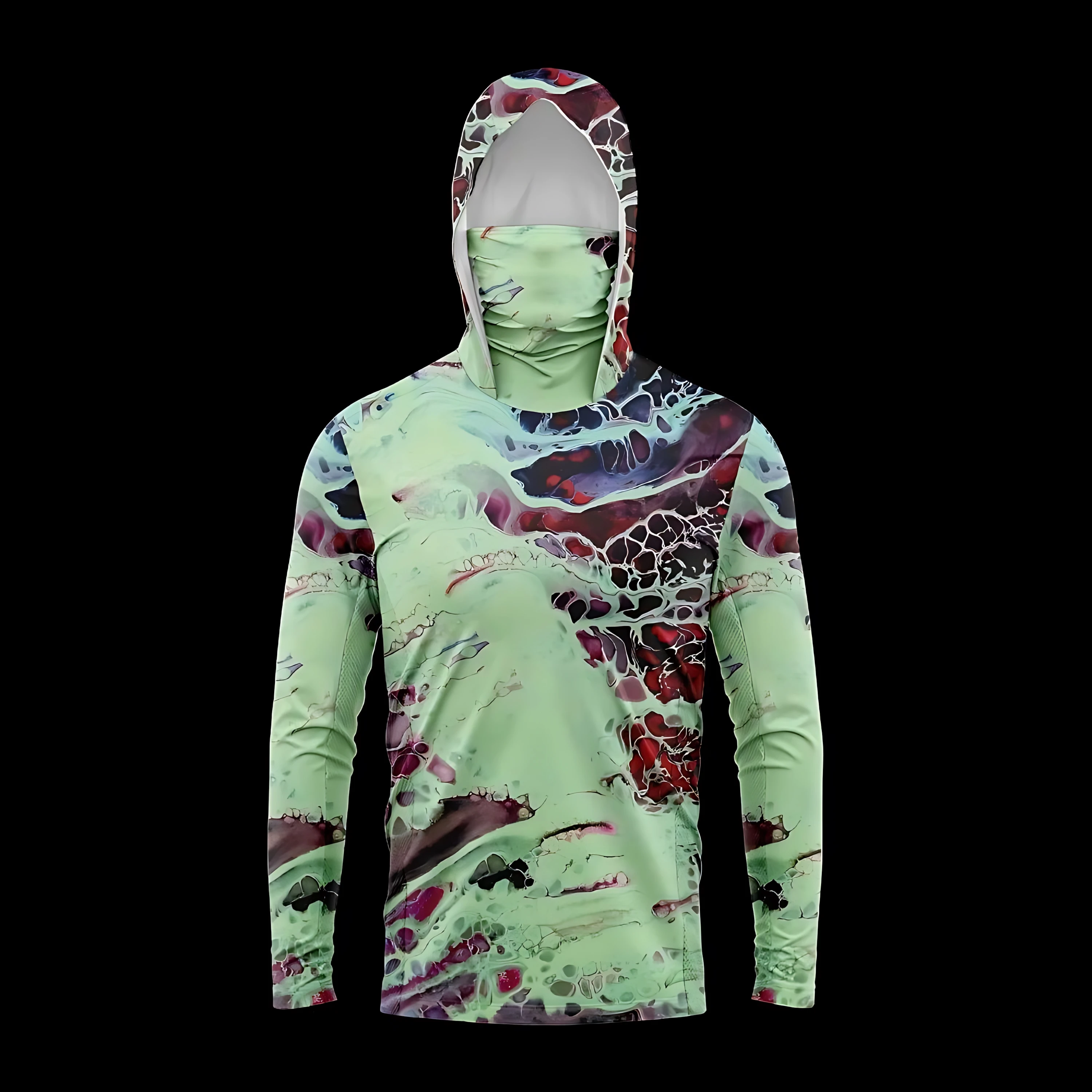 Summer Fishing Hoodies Wicked - Fishing Shirt Uv Protection 评论和价格