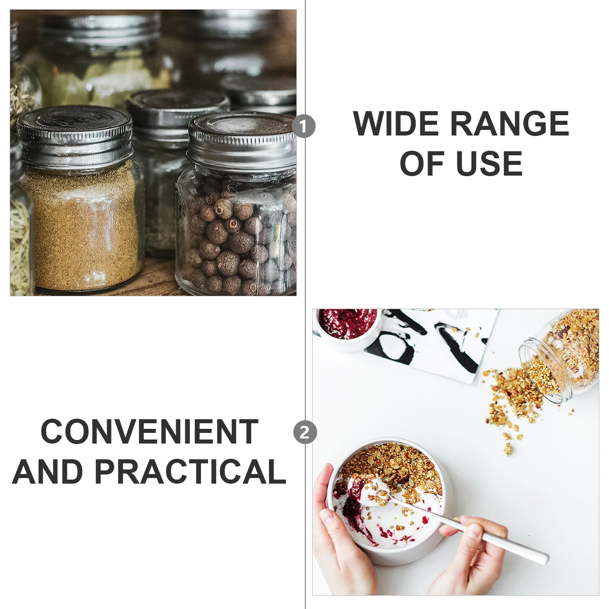 

Plastic Food Kitchen Container Airtight Sealed Can Kitchen Holder Sealed Can Transparent Grain Box