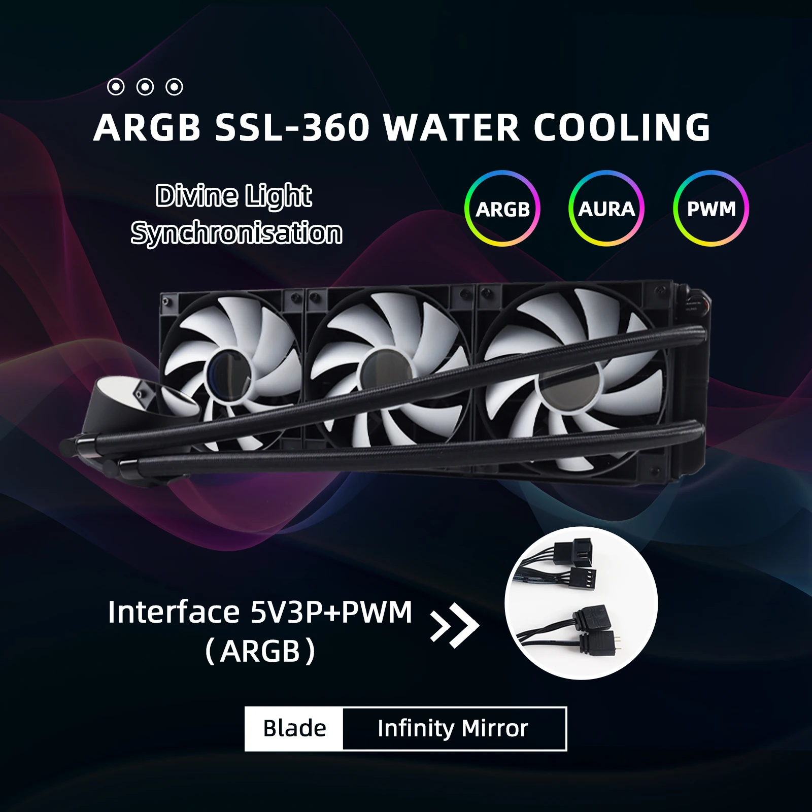 Manmu Watergekoelde All-In-One Cpu Vloeistofkoeling 360Mm Argb Watergekoelde Radiator Voor X99 Moederbord
