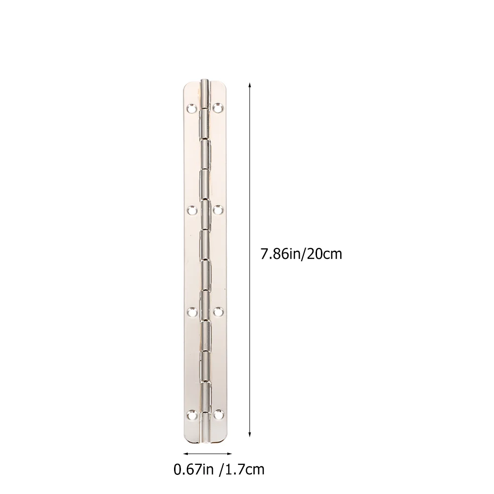 3 Pcs Piano Hinge Hinges for Wood Cabinet Folding Door Doors Long Continuous Heavy Duty