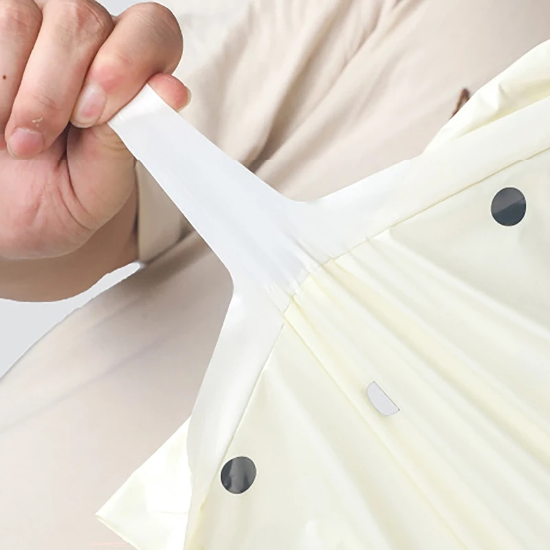 Sacchetti per corriere da 100 pezzi Borsa per consegna espressa a pois beige, sacchetti per confezioni regalo e abbigliamento, sacchetto di plastica impermeabile