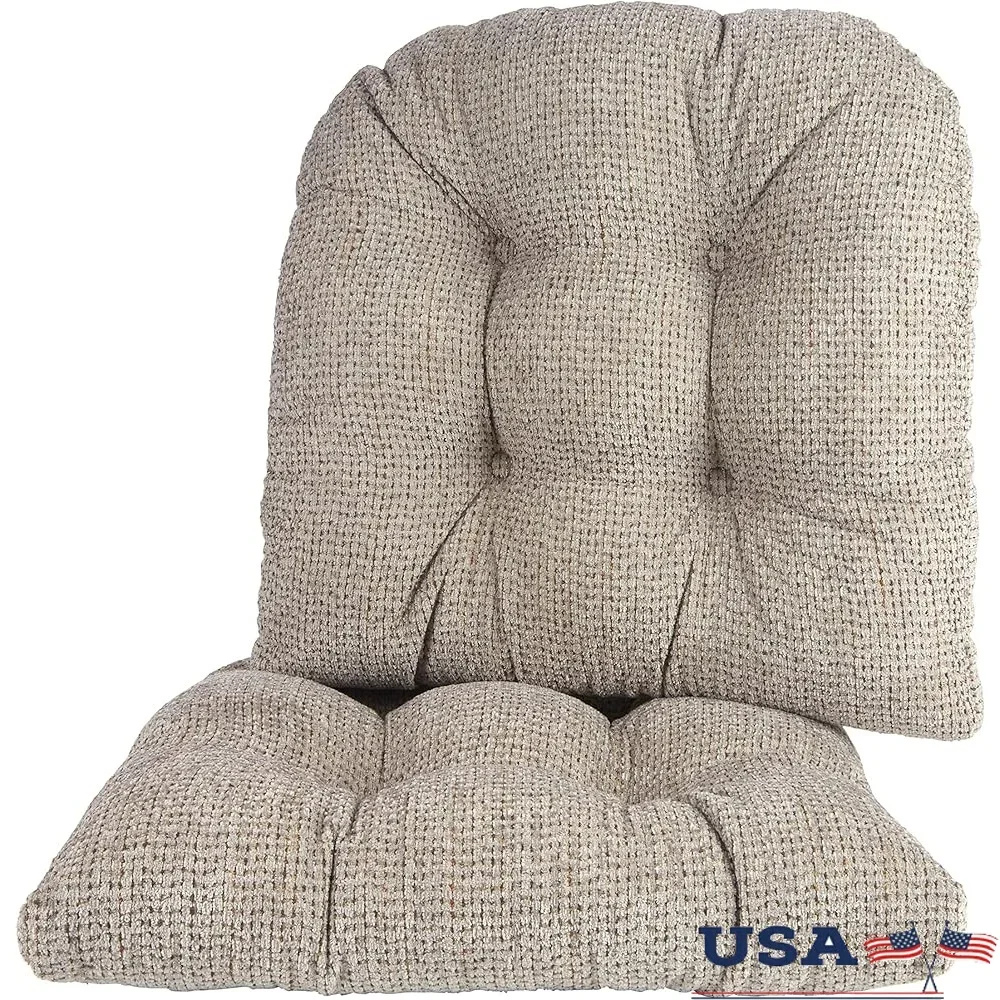 

Нескользящие подушки для обеденных стульев с захватом, U-образная противоскользящая подушка для сиденья, мягкий комфортный кухонный офисный декор, 17x17 шт. в упаковке 1 шт.