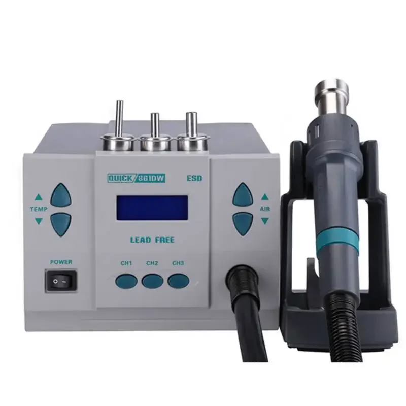 

High Quality 1000W Big Power 861DW Lead-Free Hot Air Welding Soldering Rework Station For PCB Mobile Electronic Repair