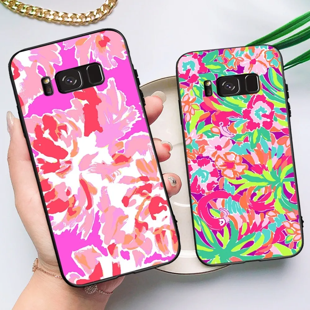 Colorful plant illustration Phone Case For Samsung Note 8 9 10 20 pro plus lite M 10 11 20 30 21 31 51 A 21 22 42 02 03