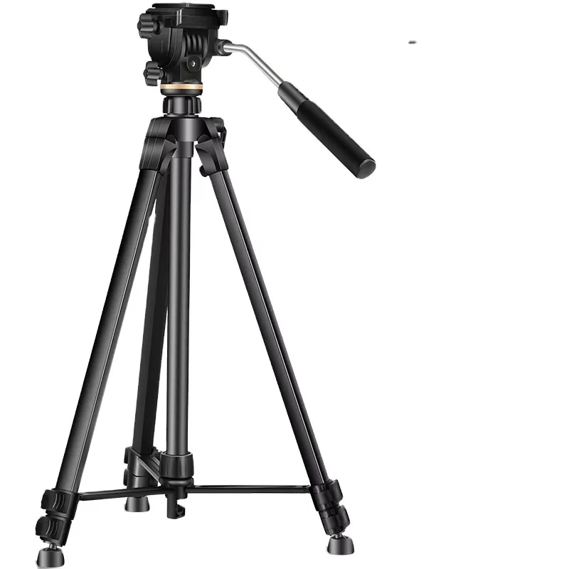 

High 1740MM Aluminum Tripod With Hydraulic Damping for Photography by Horizontal and Transverse Shooting