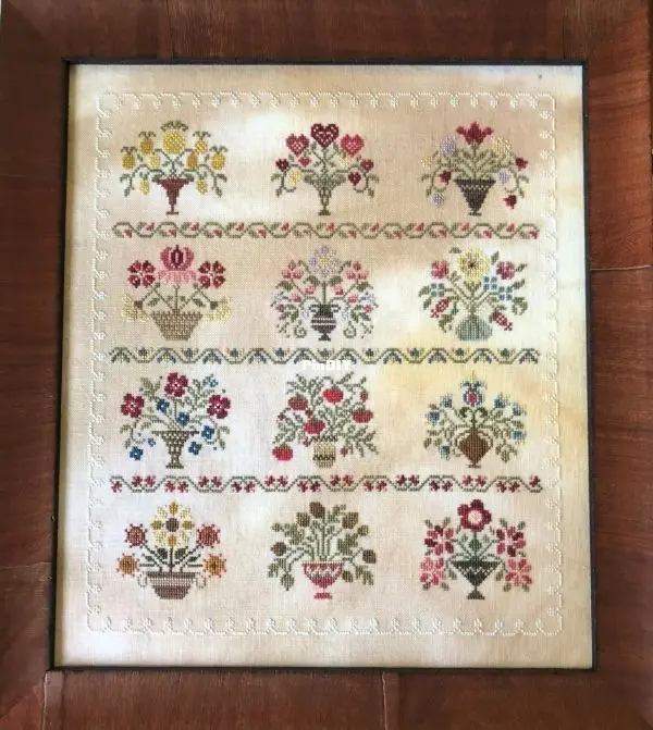 Cross Stitch Kit June Journey Charming Bouquet 44-48 28ct 32ct 14ct Metallic fabric  Cloth hand Embroidery Material Kit