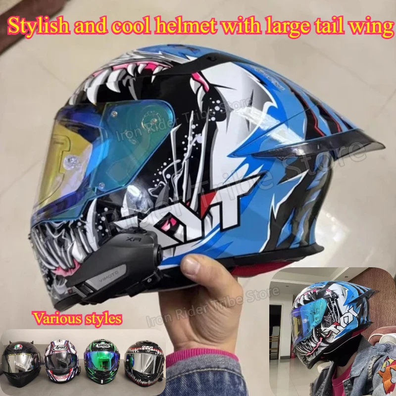KYT ST Carbon Fiber Track Racing Motorcycle Helmet Ultra Lightweight Road Riding Casco Moto Capacete