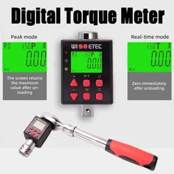 Torque Wrench Adapter Digital Torque Meter 0.1-340 N.m Adjustable Torque Meter With Buzzer And LED Indicator Light Function