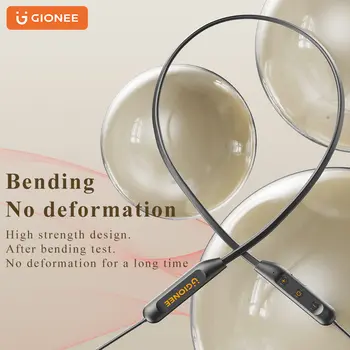 金立 5.3 無線藍牙耳機 運動頸掛式耳塞 無線耳機 附 HiFi 音樂麥克風 防水 8 最佳銷售 頸掛式藍牙耳機 - №5