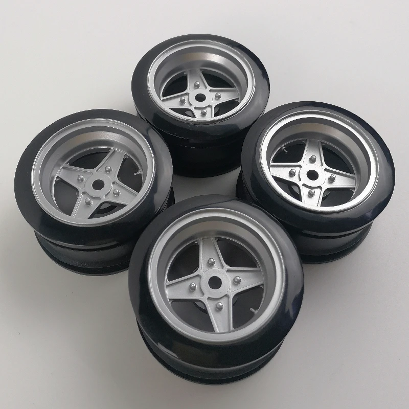 4pcs 6/9mm Offset RC Car 1/10 Scale Plastic Wheels Rims Drift On road Touring Model Hobby