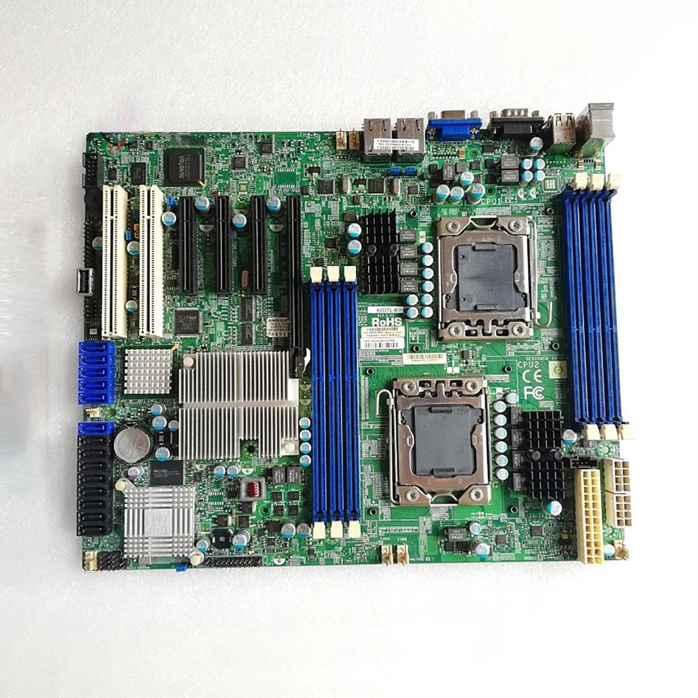 DDR3 SATA2 PCI-E 2.0  Supports Xeon Processor 5600/5500 Series X8DTL-6 Server Motherboard 100% Tested Fast Ship Perfect Work