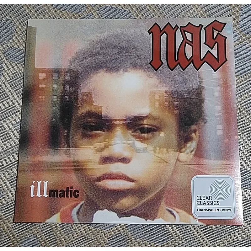 Cola Transparente Colorida para Decoração de Arte de Álbuns de Vinil LP do Grupo de Hip Hop e Rap Nas Illmatic