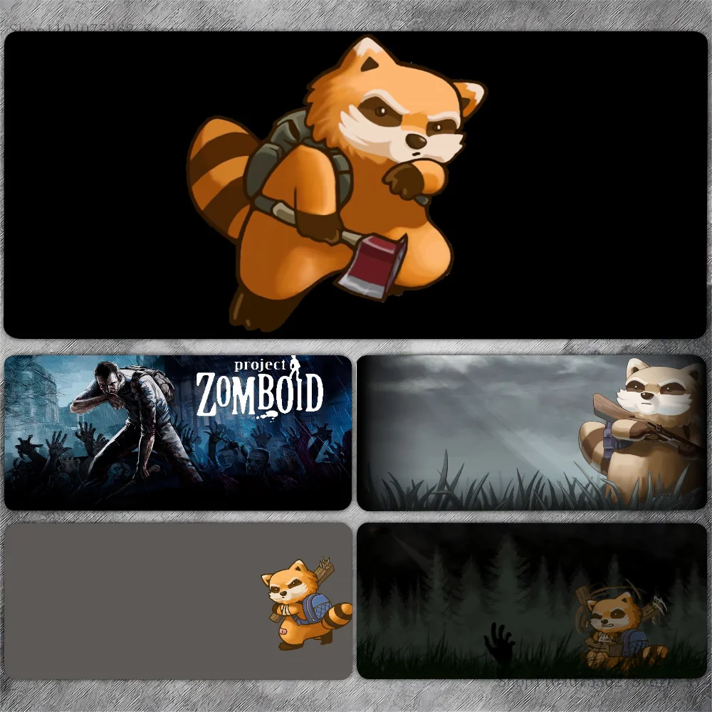 P-Project Zomboid Non-slip Mouse Pad Suitable For Office Computers Laptops E-sports Game Desk Mats XXL Keyboard