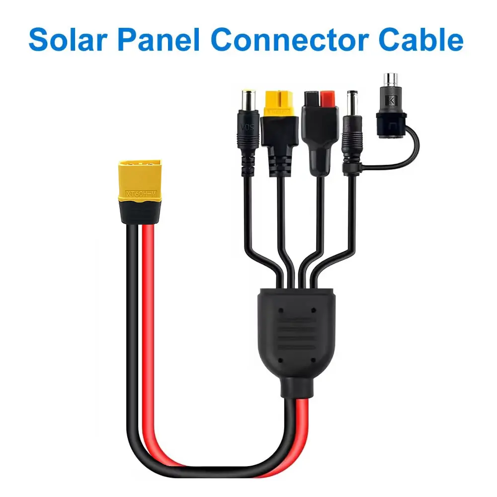 XT60 Connector to 4 5 In 1 Adapter Cord DC5521 7909 8020 And