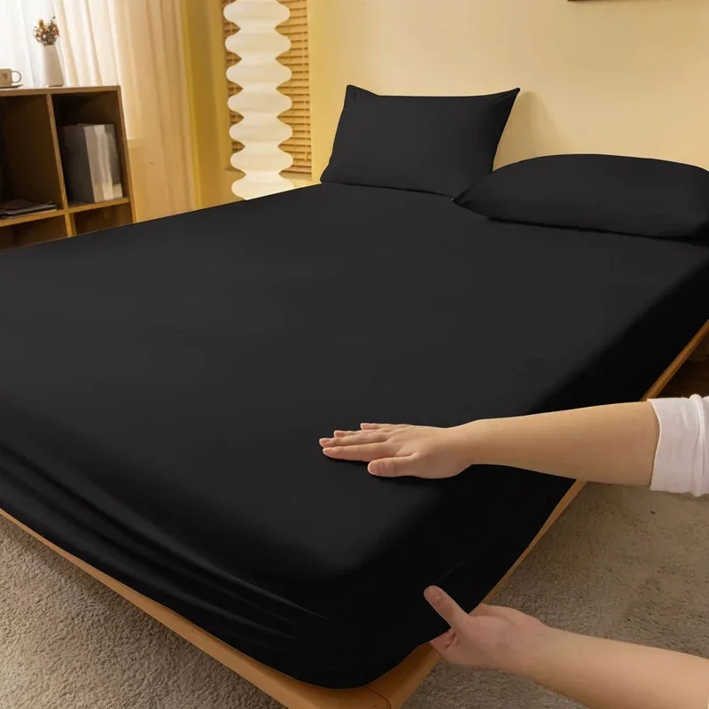 WASART 2 people luxury double bedsheet elastic fitted sheet mattress protector cover couple bed linen 90/150 bedding king size