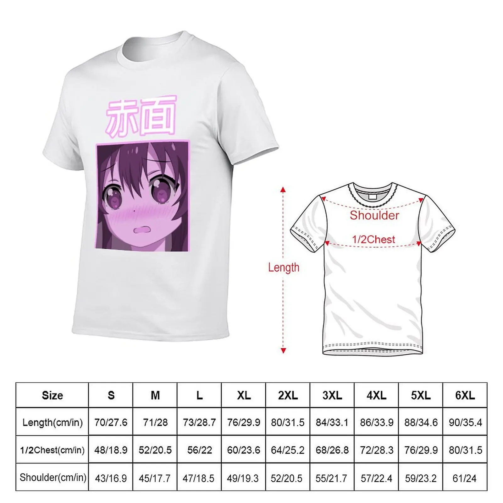 BLUSH PINK - SAD JAPANESE ANIME AESTHETIC T-Shirt sports fans customs design your own Men's t-shirts