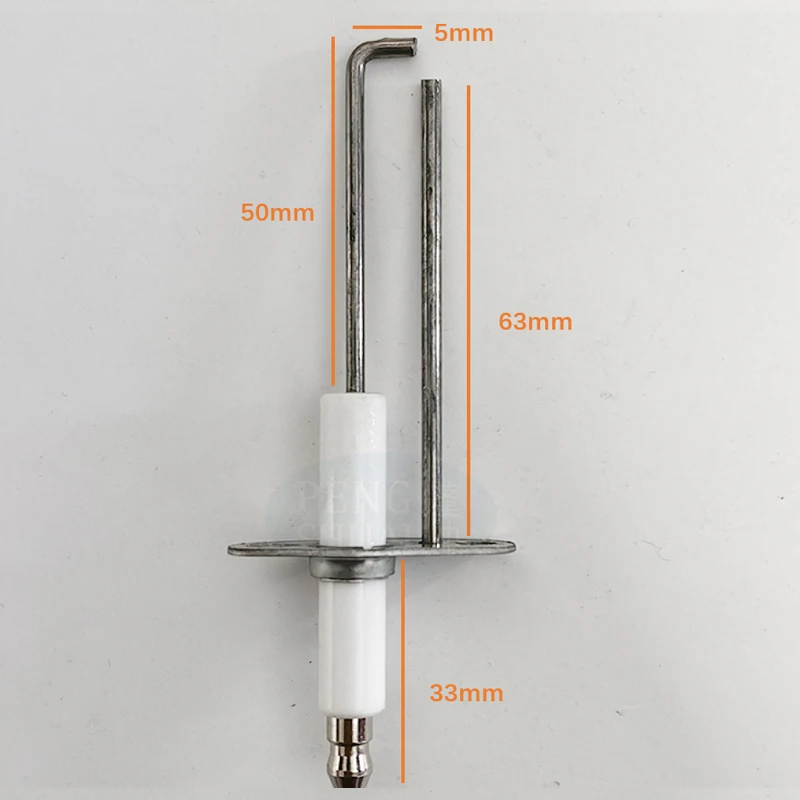Electrode Spark Plug Ceramic Ignition Electrode Rod for Burner Dryer Ignition Card Ceramic Ignition