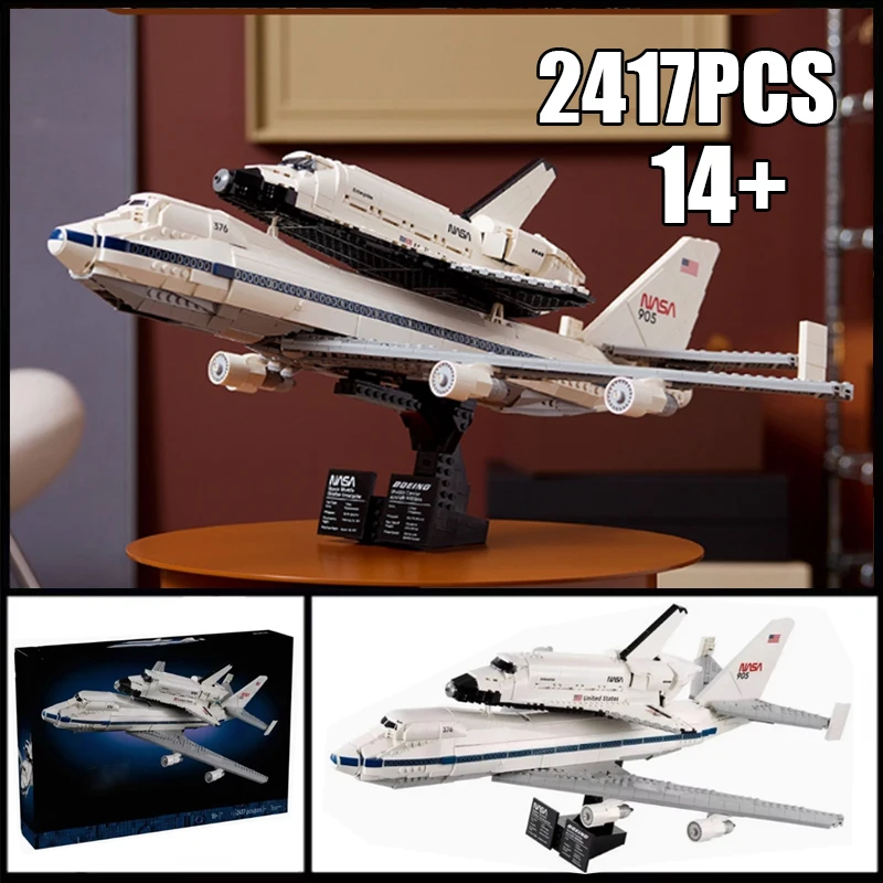 

Новинка 2024 года, ИКОНЫ, шаттл-носец, 101060, модель строительных блоков, кирпичи, сделай сам, креативный домашний декор, кирпичи, игрушка, детский рождественский подарок