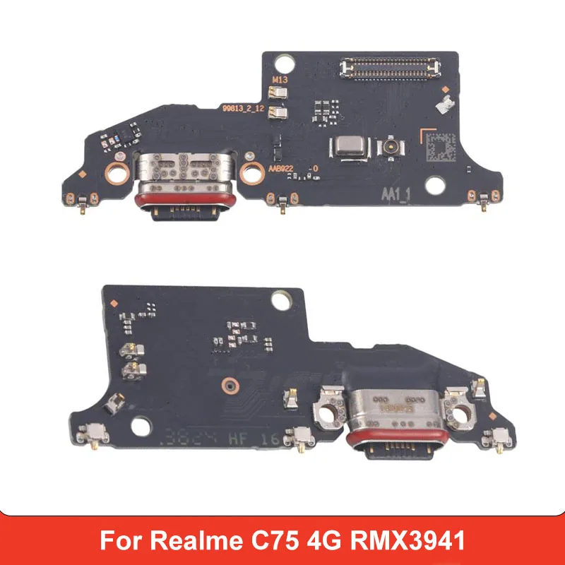 USB Charging Dock Board For Realme C75 4G RMX3941 Charger Port Connector Flex Cable Repair parts