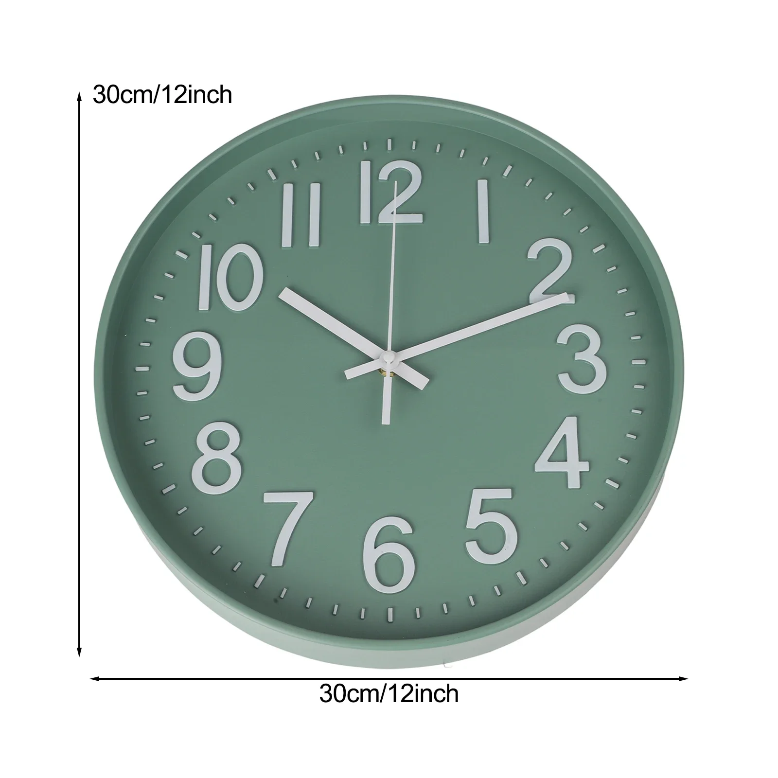 For Kitchen For Living Room 12 Inch Clock Non Ticking Clock Quiet Spaces 12inch 30cm Large Numeral Wall Clock Wall Decor