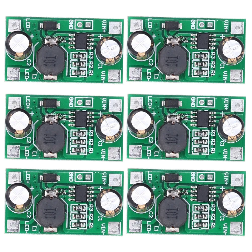 

6PCS 3W/2W LED Driver Module DC 5‑35V Input PWM Dimming DC Constant Current Module 700mA Constant Current Regulator Module