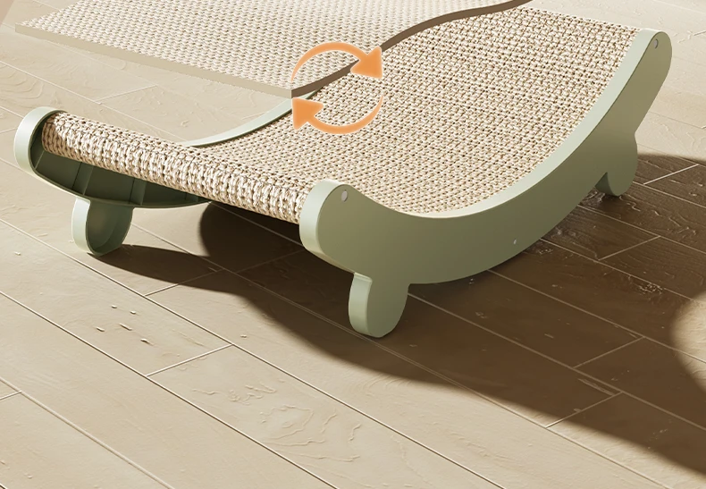 

The cat scratching board nest is integrated, oversized and resistant to scratching. It is not damaged.