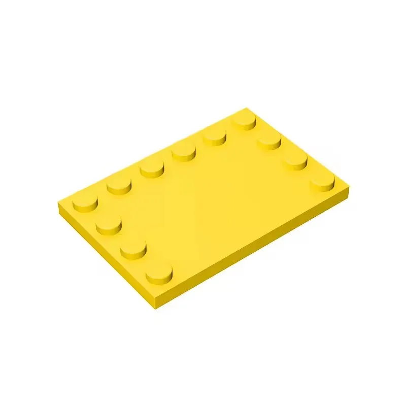 20pcs 6180 Tile Modified Bricks 4 X 6 Studs on Edges Bulk Modular Toys for Technical MOC Building Blocks Collection