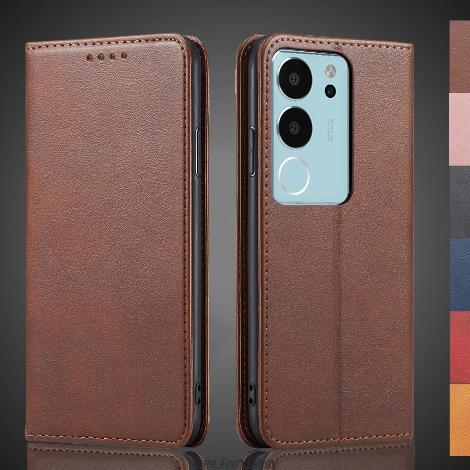 Magnetic attraction Leather Case for Vivo V29 V29Pro / Vivo V29 Pro Holster Flip Cover Case Wallet Phone Bags Fundas Coque