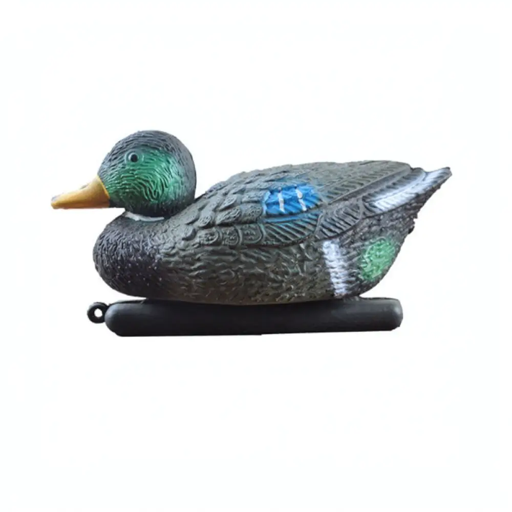 Realistic Hunting Decoy Mallard Duck Floating Statue Outdoor Pond Decoration Durable Plastic Garden Animal Model Ornament