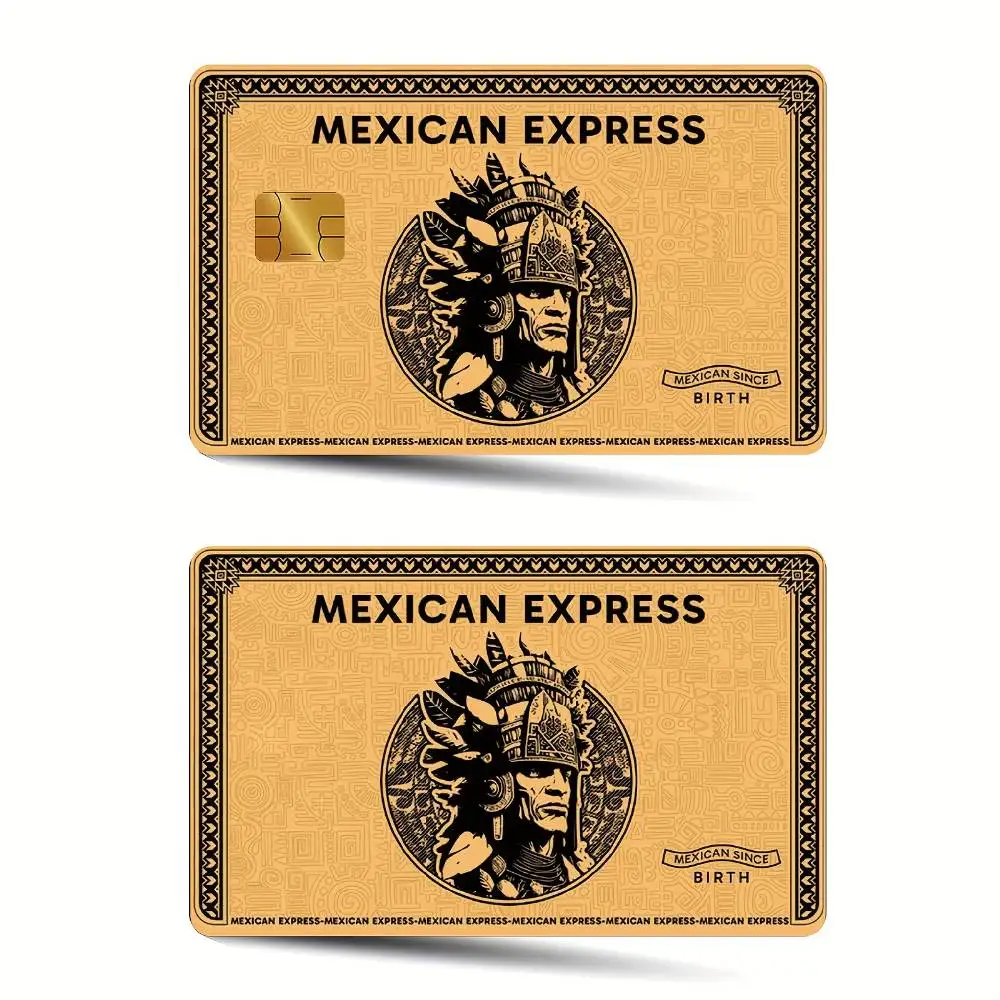 Artistic Matte Anti Fingerprint Credit Card Sticker Perfect Fit PVC Privacy Decal For Small Chip Credit Debit Cards