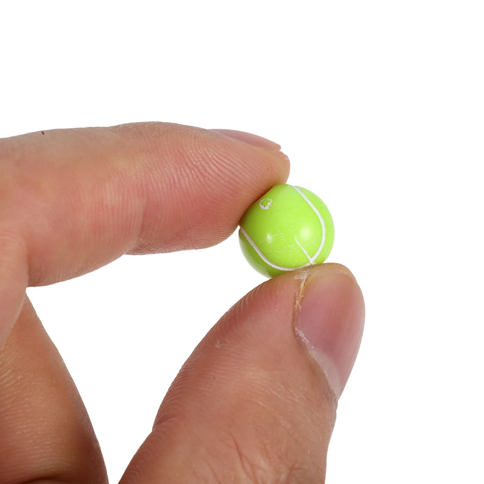 

100Pcs DIY Tennis Beads Handmade Bracelet Craft Acrylic Sports Ball Jewelry Making Supplies for Kids Early Education Creative