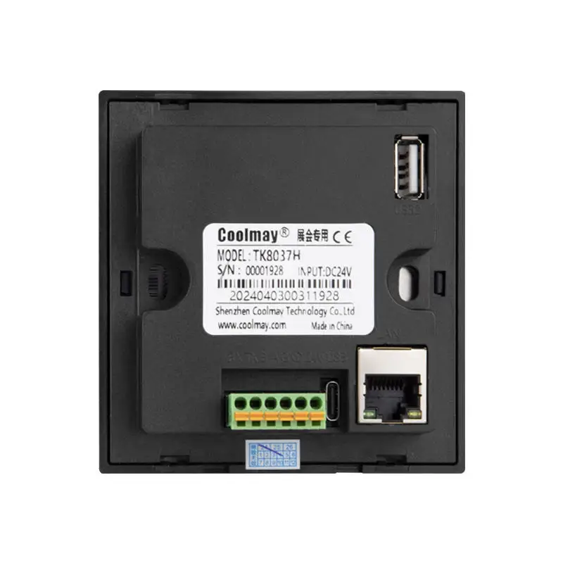 Coolmay Layar Sentuh HMI Kontrol Industri 3.5 Inci Panel Layar LCD Fleksibel dengan Antarmuka RS232/RS485 Modul LCD