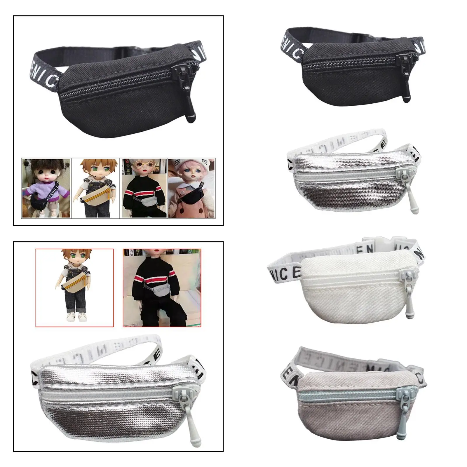 1:6 1:12 ドールクロスボディファニーパックモデルジオラマ風景DIYプロジェクトドールハウスアクションフィギュア妖精の庭用マイクロランドスケープ