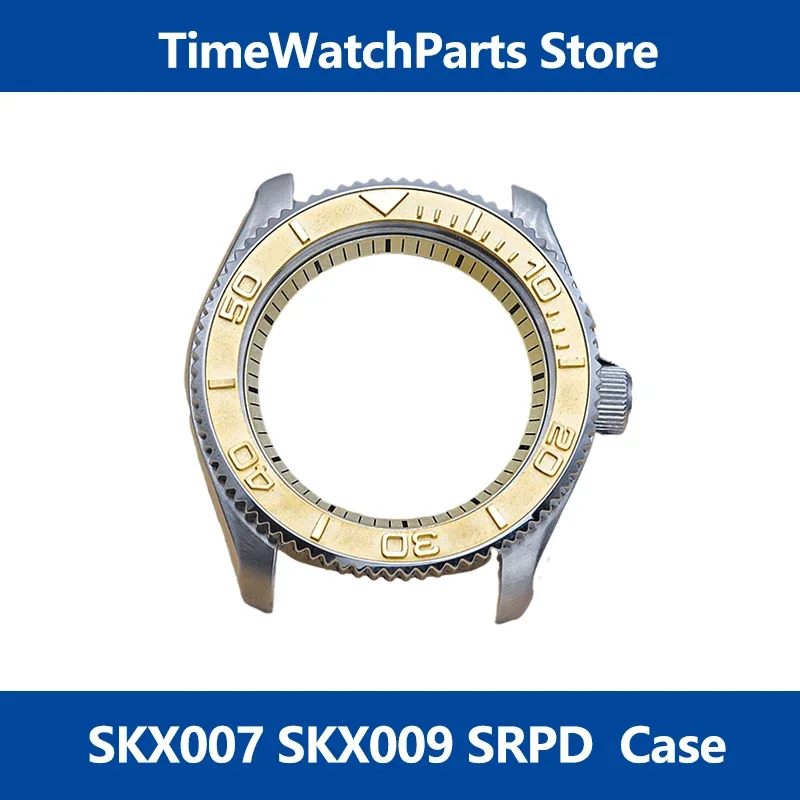 

Silver SKX007 Watch Case 316L stainless steel Cases For NH35 NH36 Movement 38mm Bezel Insert Sapphire Crystal Dive Watch