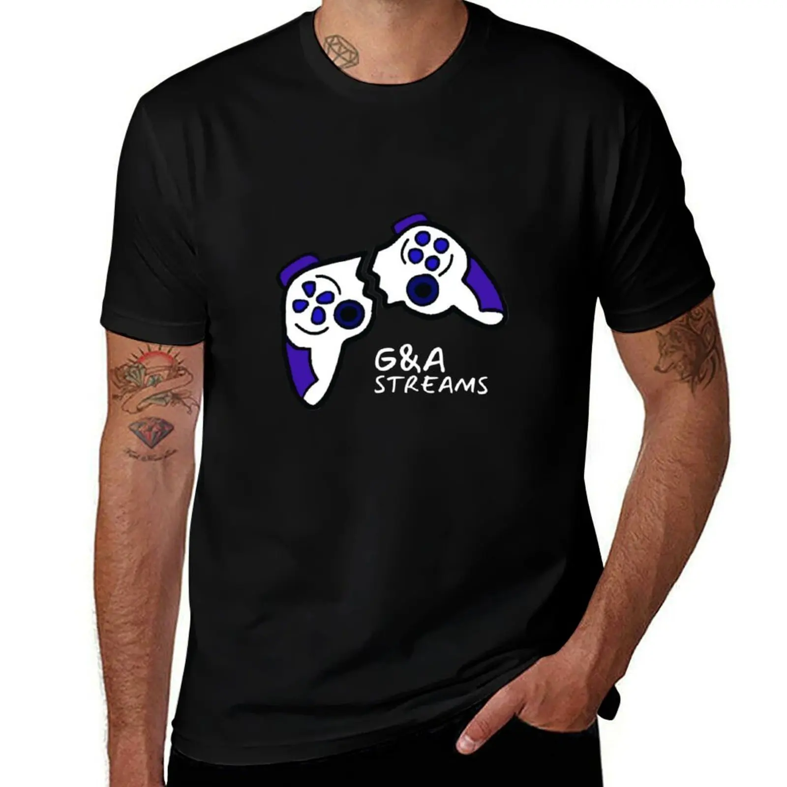 G&A Streams Official Hoodie T-Shirt Summer Fashion Casual Tee Shirt