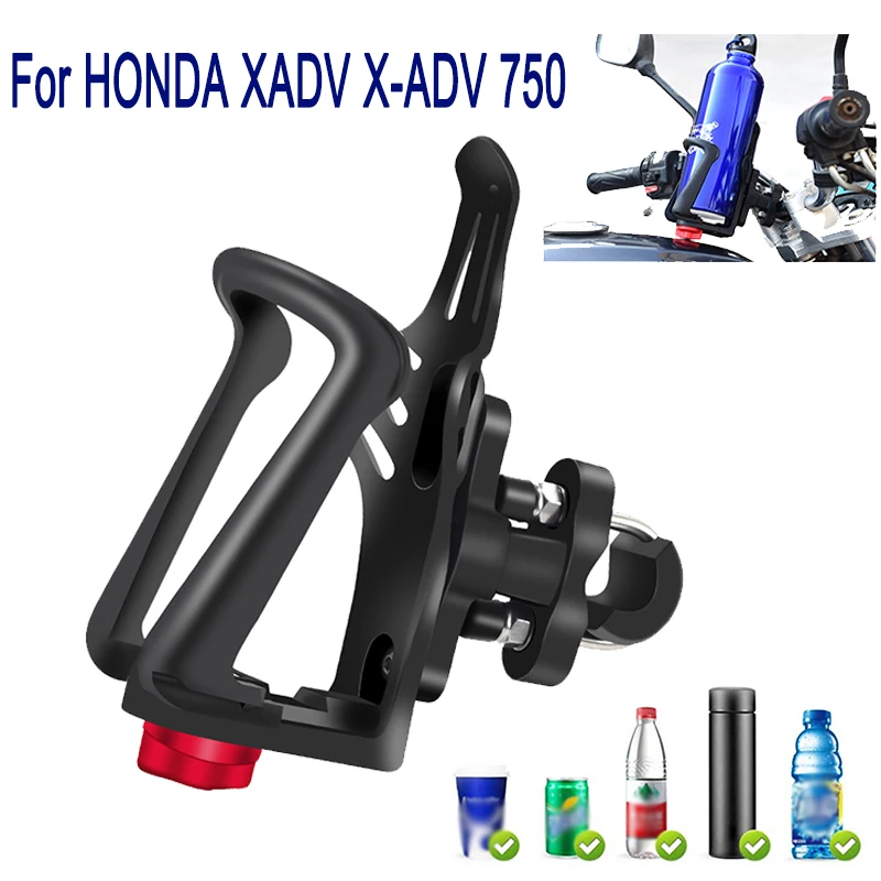 

For HONDA XADV 750 X-ADV 750 XADV750 Accessories Beverage Water Bottle Cage Support Drink Cup Holder Stand Moto