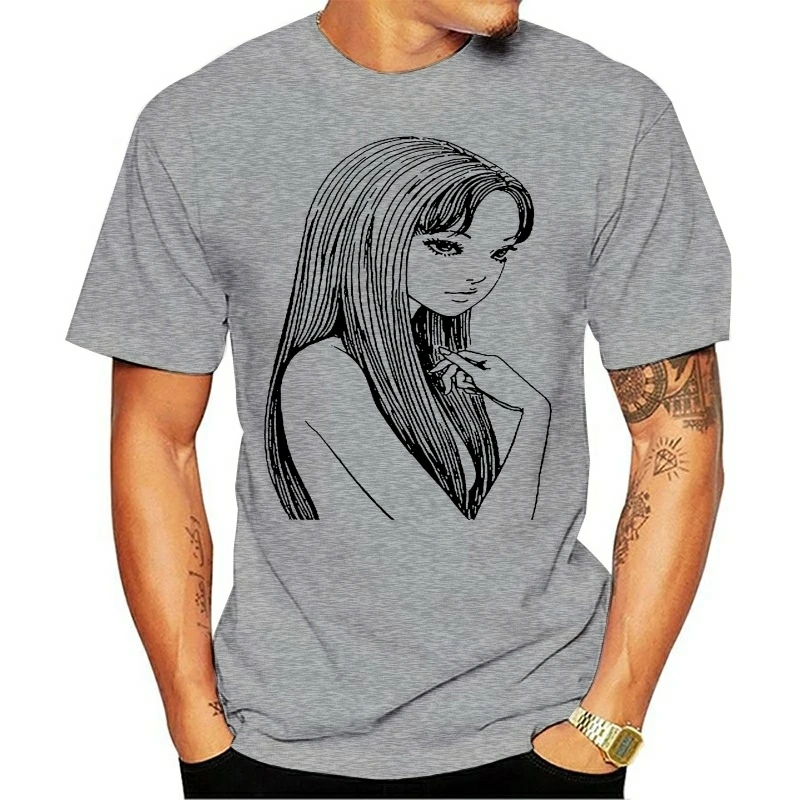 Newest Fashion Sleeves Cotton T-Shirt Tomie Junji Ito Uzumaki Manga Anime Guro Japan Japanese Suehiro Maruo Custom Tees