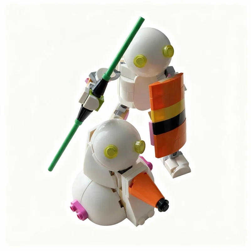 181pcs MOC Creator 3 1 NieR Automata Machine Lifeforms Model Building Blocks Construction Christmas Gifts Toy Brick Kids