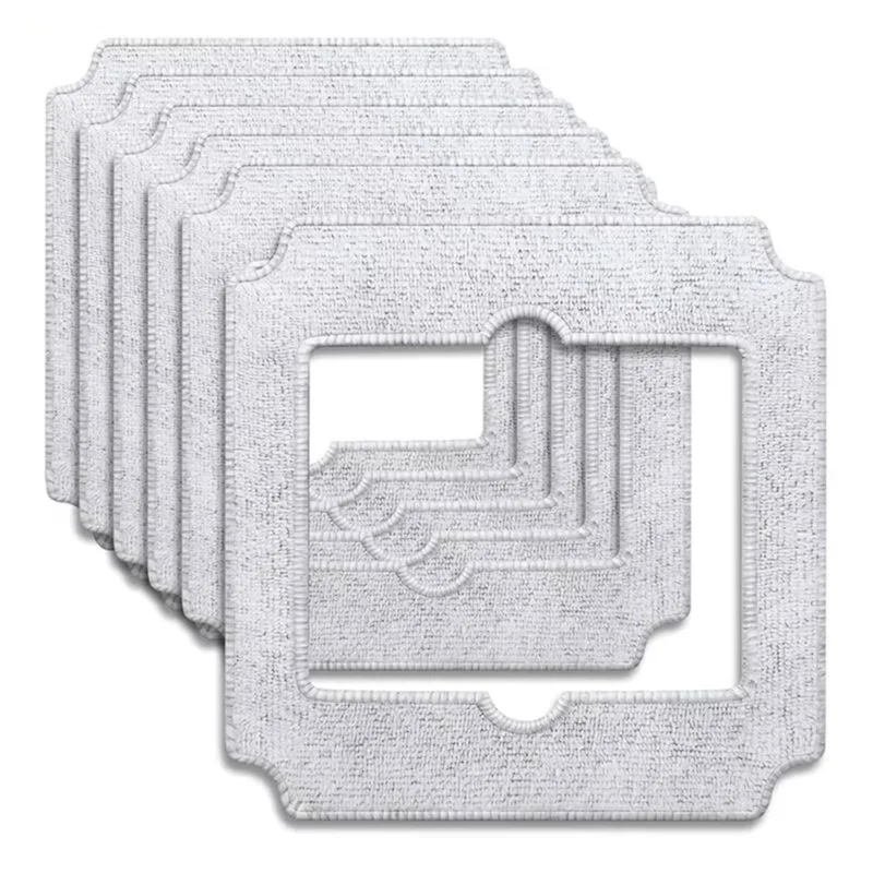 【ESSENTIALS 】For ECOVACS WINBOT Mini Replacement Cleaning Pads- 6PCS Set& Robot Cleaning Cloth For Window Robots