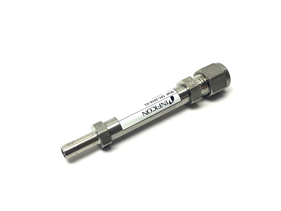 PLC Inficon SPC-2016-G1 Helium Leak Detection Vacuum Jet Nozzle 4.46E-4 atmcc/sec Warranty Product